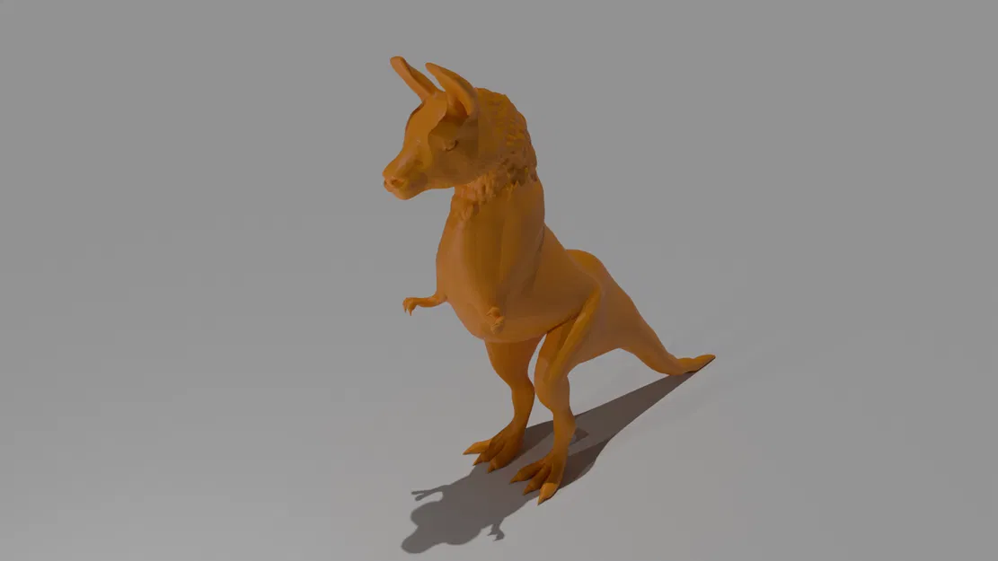 Llama Rex - Mô hình 3D độc đáo - Image 2