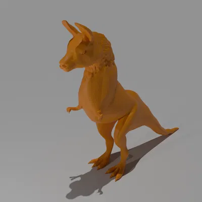 Llama Rex - Mô hình 3D độc đáo