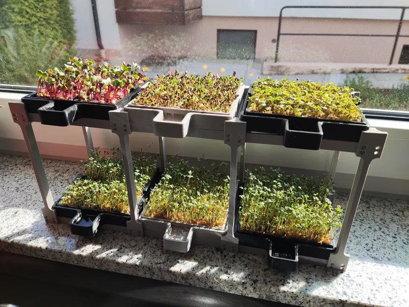 V2: Module Trồng Mầm Cải Xoong / Giá Để Mầm Có Thể Tháo Rời - Image 4