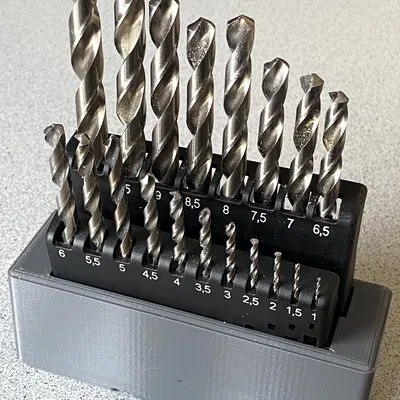 Hộp Gridfinity cho Mũi Khoan (Thông Dụng)