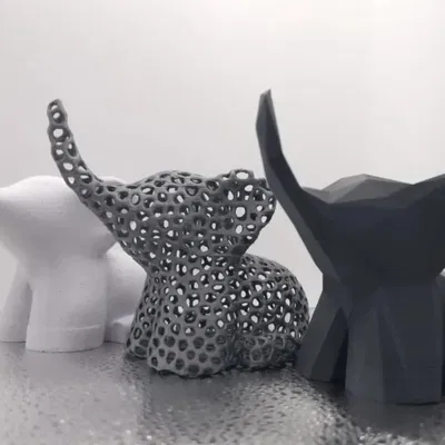 Mô Hình Voi 3D - 5 Phiên Bản Độc Đáo