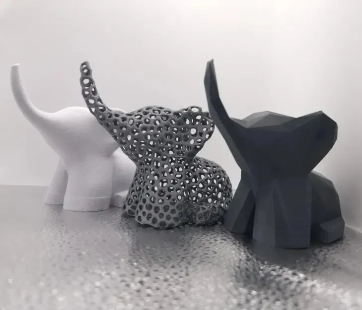 Mô Hình Voi 3D - 5 Phiên Bản Độc Đáo - Image 5