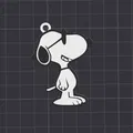 Móc khóa / charm dây chuyền Snoopy dễ thương - Thumbnail 1