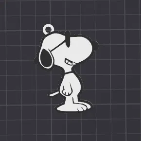 Móc khóa / charm dây chuyền Snoopy dễ thương
