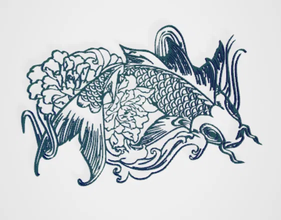 Mô Hình Tranh Treo Tường Con Cá Fish_7 - Image 1