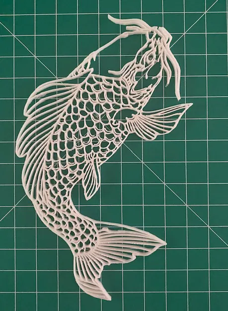 Mẫu Treo Tường Cá Koi_3 - Image 2