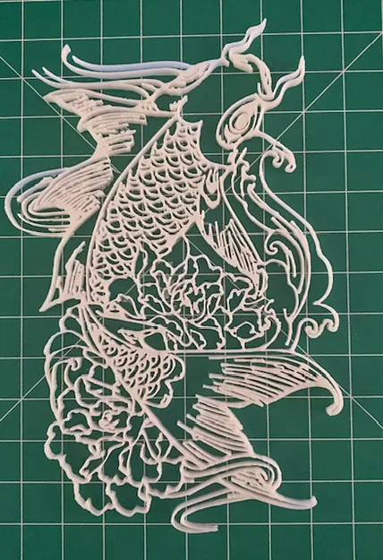 Mô Hình Tranh Treo Tường Con Cá Fish_7 - Image 2