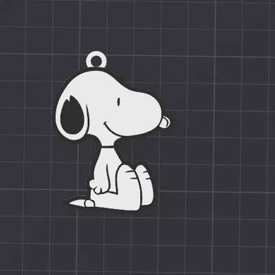 Móc khóa / charm dây chuyền Snoopy dễ thương