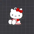 Móc khóa / Mặt dây chuyền Hello Kitty Dễ Thương - Thumbnail 1