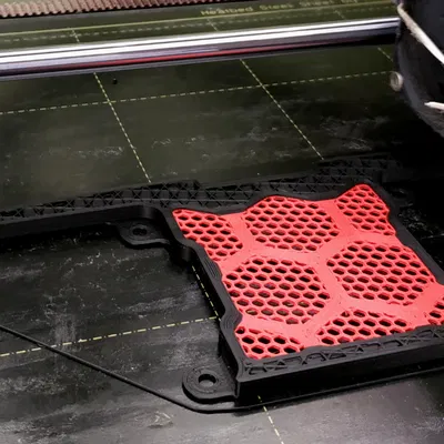 Voron 2.4 "tổ ong" Váy - Hỗ trợ quạt