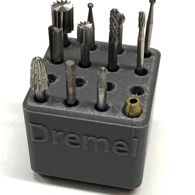 Hộp Gridfinity Cho Mũi Phay Dremel