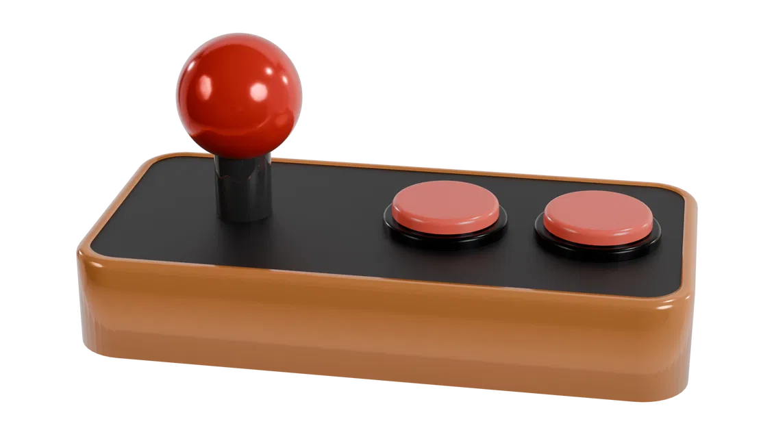 Móc Khóa Cần Điều Khiển Arcade - Image 2