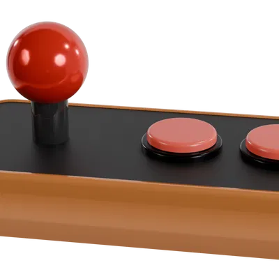 Móc Khóa Cần Điều Khiển Arcade