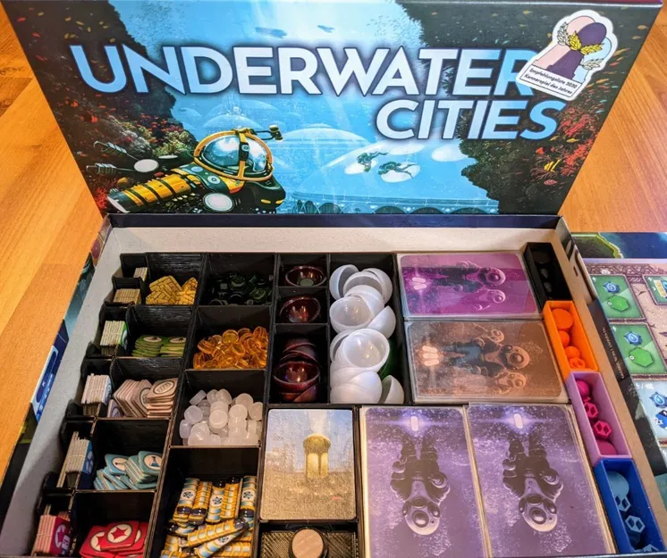 Organizer cho board game Underwater Cities (bao gồm cả bản mở rộng) - Image 15