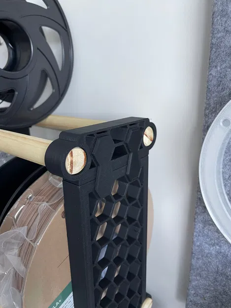 Kệ cuộn dây in 3D xếp chồng - Nắp, Khớp nối - Image 2