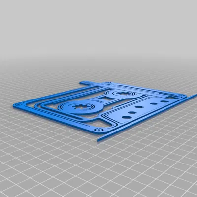 Trang trí tường băng cassette với bút chì