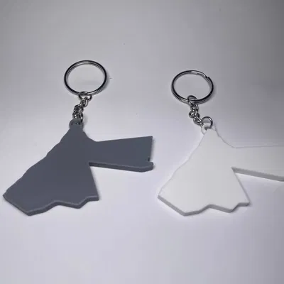 Móc Khóa Hình Đất Nước Jordan