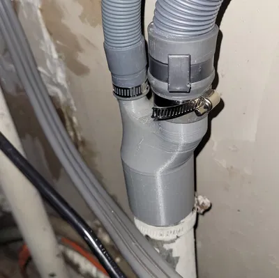 Bộ Chia Ống Thoát Nước Máy Giặt 2 Ra 1