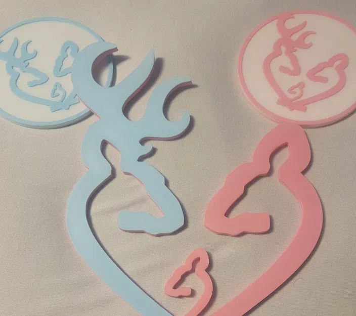 Bộ Lót Ly Hình Gia Đình Nai - Image 1