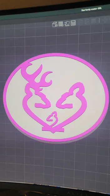 Bộ Lót Ly Hình Gia Đình Nai - Image 2