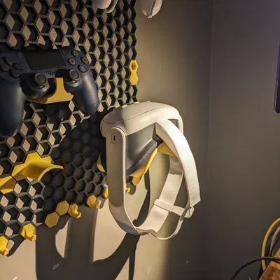 Giá Đỡ Tai Nghe Meta Quest 3 Treo Tường Honeycomb (HWS)
