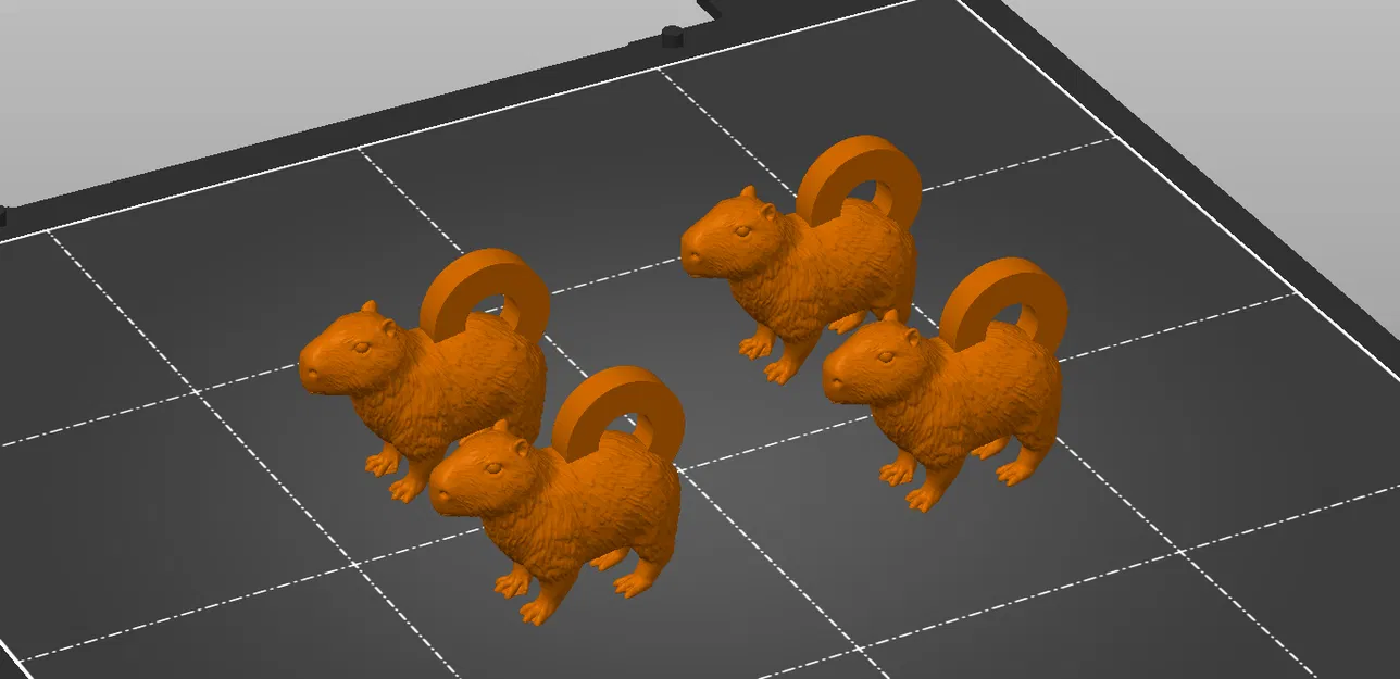 Móc Khóa Chuột Lang Nước Bền Bỉ [Cảnh báo Chuột Lang Nước] - Image 1