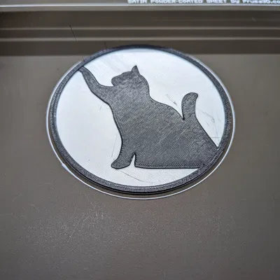 Tấm lót ly hình con mèo