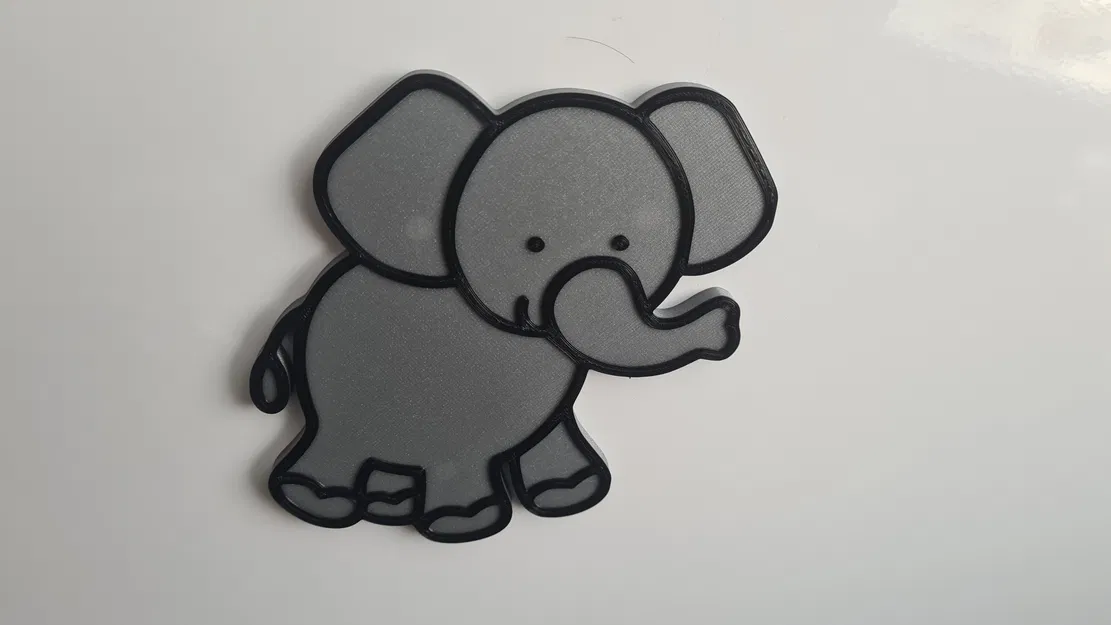 Nam Châm Hình Con Voi Slon - Image 1