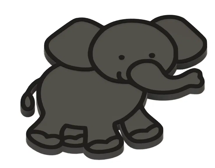 Nam Châm Hình Con Voi Slon - Image 2