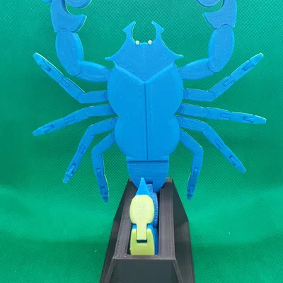 Chân đế cho bọ cạp hoàng đế có khớp nối