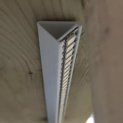 Kênh LED 45 độ cho dải LED 12mm