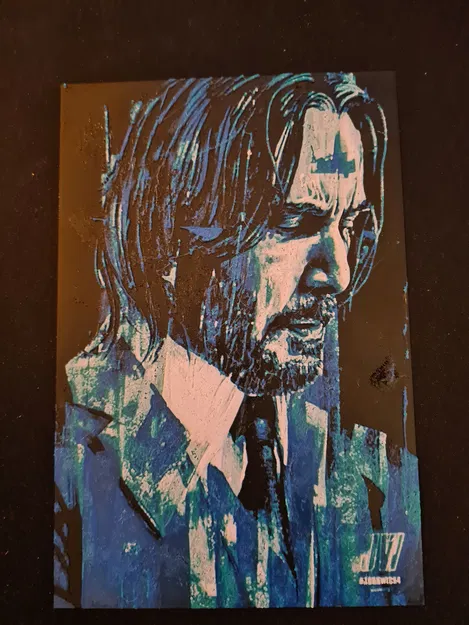 Tranh Treo Tường John Wick 4 | HueForge - Image 3