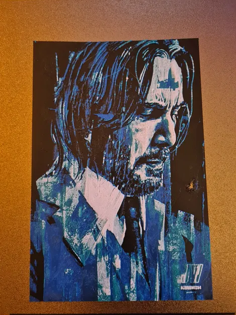 Tranh Treo Tường John Wick 4 | HueForge - Image 4