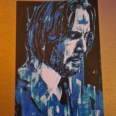 Tranh Treo Tường John Wick 4 | HueForge