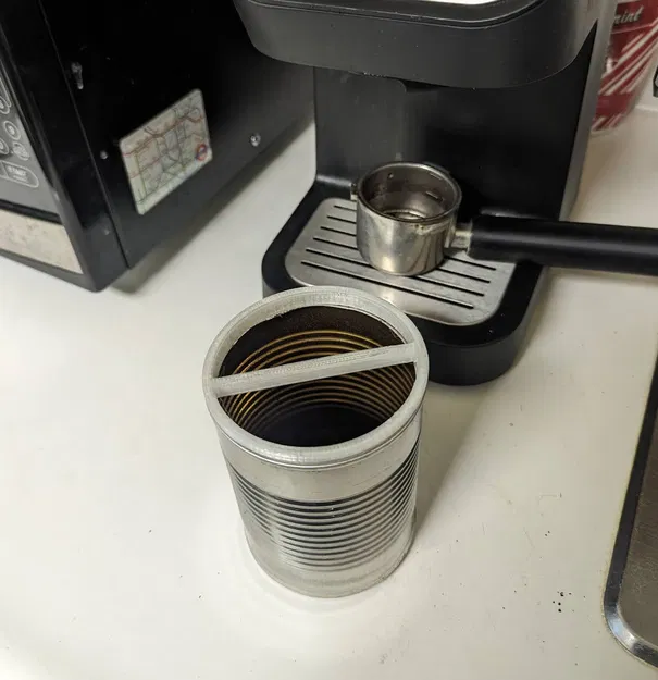 Hộp Đập Bã Cà Phê Espresso Bằng Lon Súp - Image 2