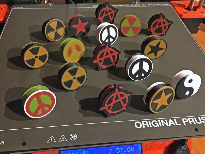 Nút Khóa Dây Đàn Guitar Có Biểu Tượng/Ký Hiệu (MMU) - Image 4