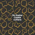 34 Khuôn Cắt Bánh Quy Lễ Phục Sinh - Thumbnail 1