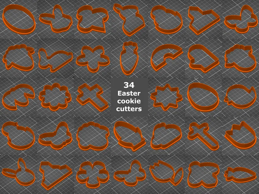 34 Khuôn Cắt Bánh Quy Lễ Phục Sinh - Image 2