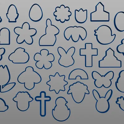 34 Khuôn Cắt Bánh Quy Lễ Phục Sinh