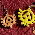 Móc khóa & Bông tai Con quay Tam giác Triforce - Thumbnail 1