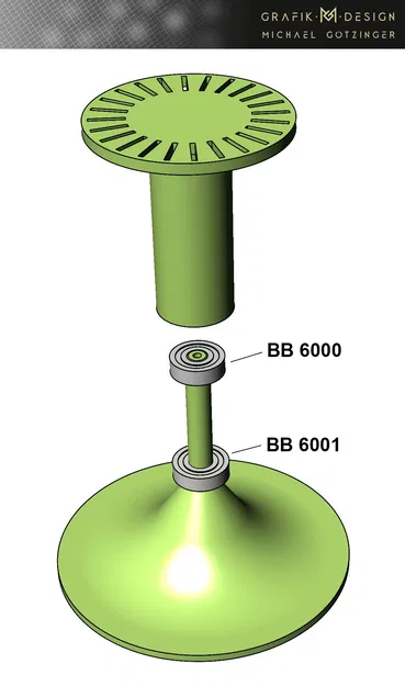 Phiên bản mới - Kệ xoay đựng dao nĩa - Image 2