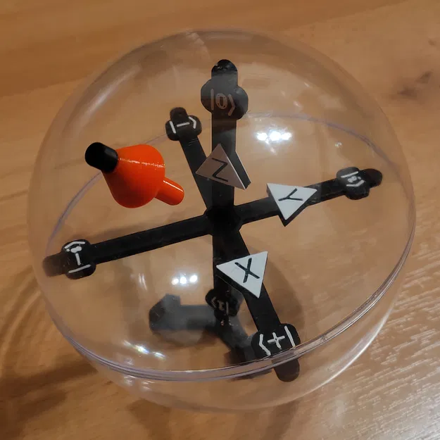 Mô hình Khối cầu Bloch (Qubit) - Image 1