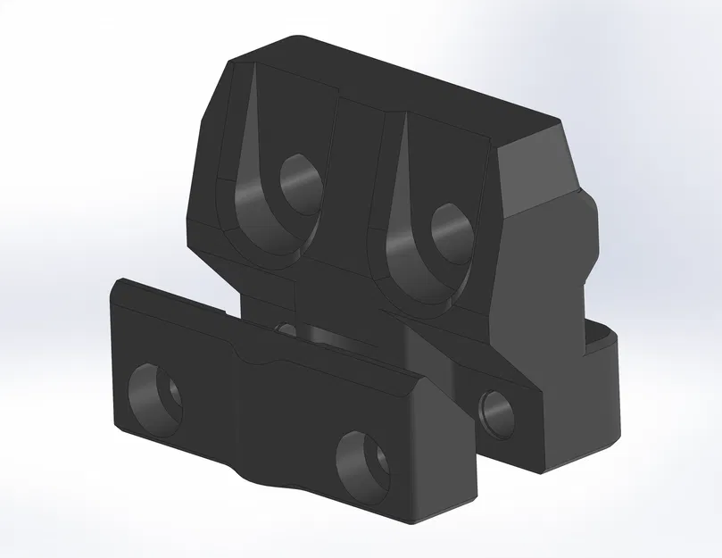 Prusa Bear - Kẹp thanh Y - không dây rút - không hỗ trợ - ren nhiệt M3 - Image 2