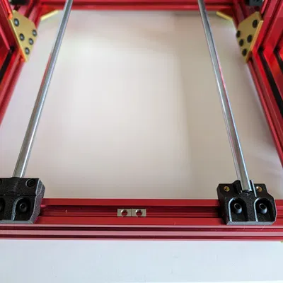 Prusa Bear - Kẹp thanh Y - không dây rút - không hỗ trợ - ren nhiệt M3