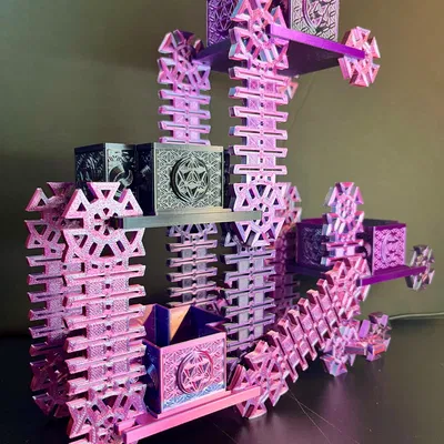 Chậu Hoa/Chậu Mọng Nước Modul Phong Cách Đồ Chơi Xếp Hình. Hệ Thống Chậu Có Thể Mở Rộng