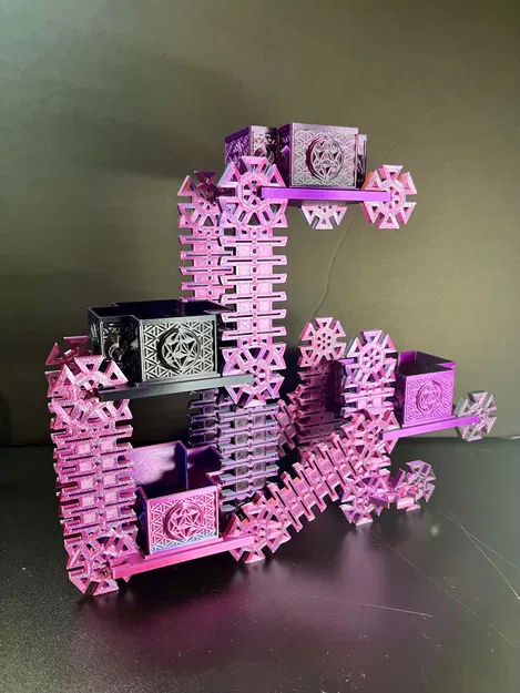 Chậu Hoa/Chậu Mọng Nước Modul Phong Cách Đồ Chơi Xếp Hình. Hệ Thống Chậu Có Thể Mở Rộng - Image 8