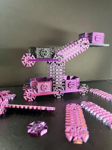 Chậu Hoa/Chậu Mọng Nước Modul Phong Cách Đồ Chơi Xếp Hình. Hệ Thống Chậu Có Thể Mở Rộng - Image 9