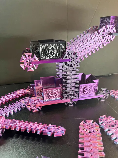 Chậu Hoa/Chậu Mọng Nước Modul Phong Cách Đồ Chơi Xếp Hình. Hệ Thống Chậu Có Thể Mở Rộng - Image 11