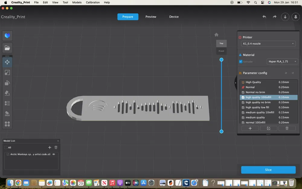 Móc khóa mã Spotify nghệ sĩ Arctic Monkeys - Image 1