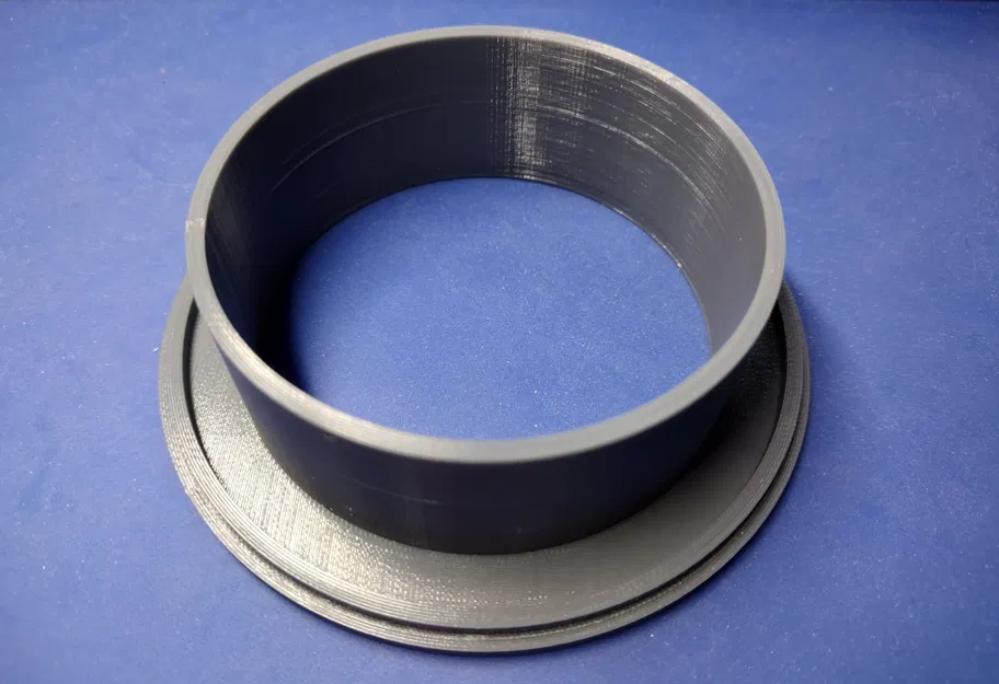 Bộ chuyển đổi ống thông hơi máy sấy để hút khói (Tùy chỉnh bằng CadQuery) - Image 1